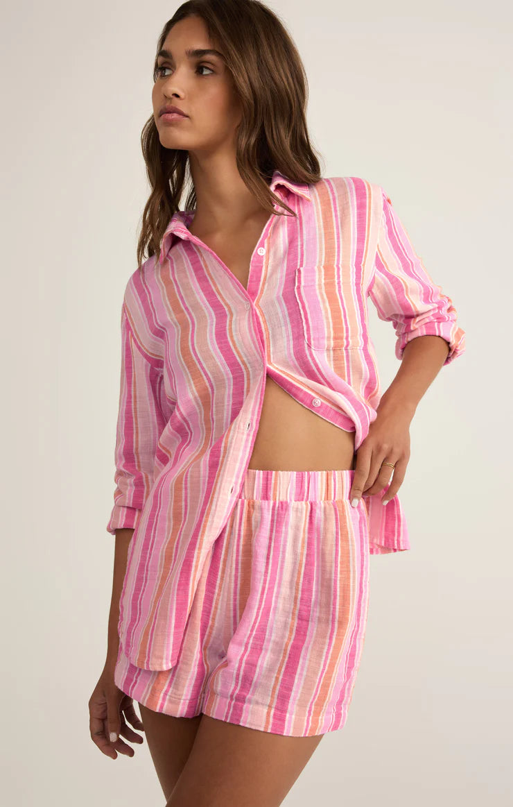 Morning Stripe Boxer-Pink/Multi