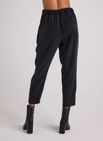 Nico Clean Waist Slouchy Trouser - Black