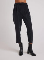 Nico Clean Waist Slouchy Trouser - Black