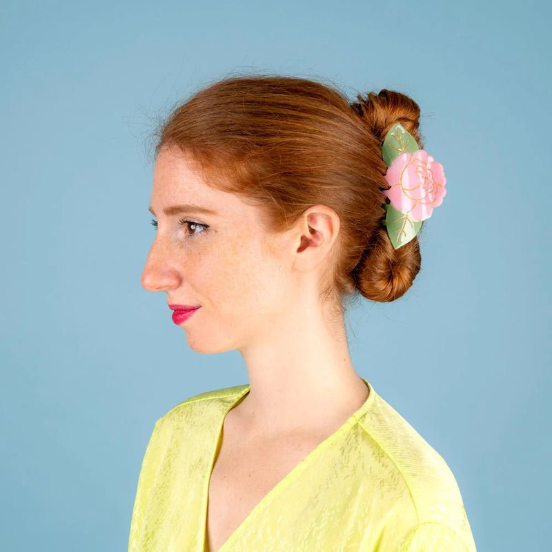 Peony Claw Clip