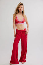 Staycation Lounge Pant-Deep Cherry