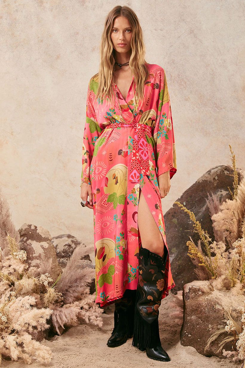 Libertine Reversible Robe-Cayenne