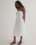 Ruffle Hem Midi Dress