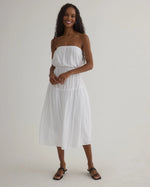 Ruffle Hem Midi Dress