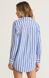 Saturdays Stripe Shirt-Blue/White