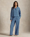 Long Sleeve Poplin Pajama Set