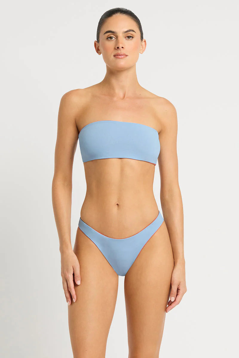 Ida Bandeau-Blue/Clay