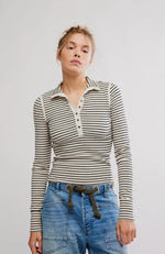 Lake Henley Stripe-Tea Combo