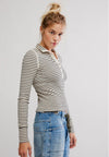 Lake Henley Stripe-Tea Combo