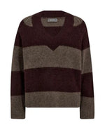 MM Taci Stripe V-Neck Sweater