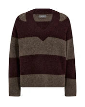 MM Taci Stripe V-Neck Sweater