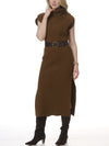 Marigold Sweater Dress - Dark Saddle