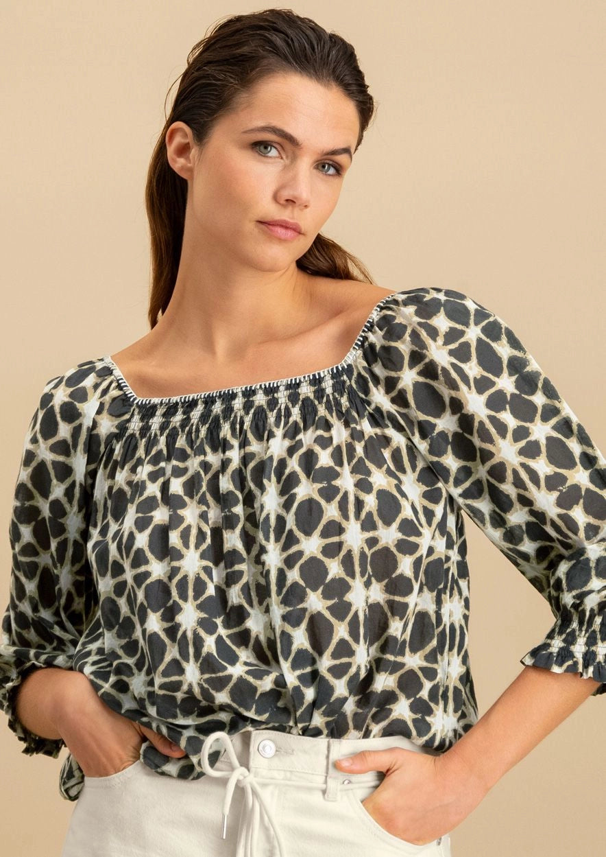 Vera Blouse-Bramble Blossom
