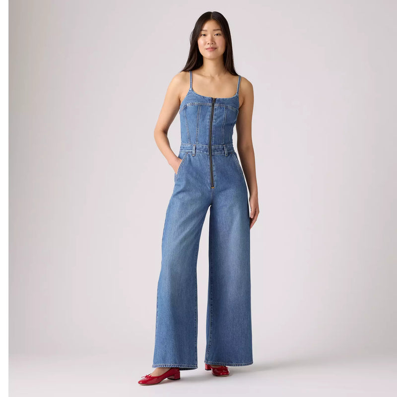 Bustier Jumpsuit-Vintage Vibe