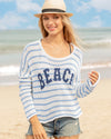 Striped Crew - Beach