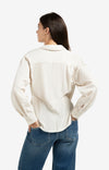 Fitted Wrap Blouse