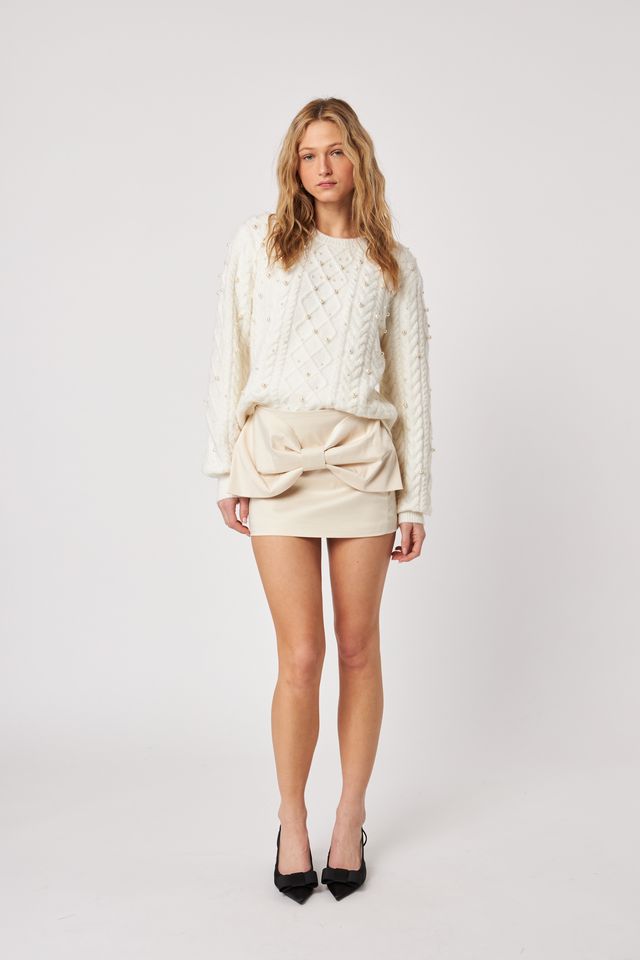 Lux Sweater - Pearly Cable