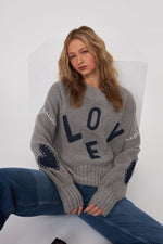 Ford "LOVE" Sweater - Graphite Love