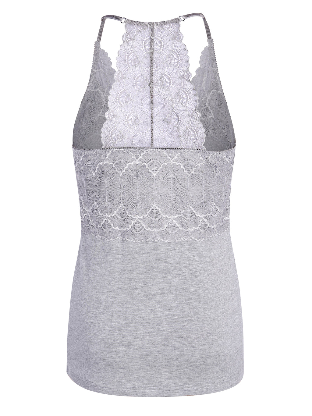 Berlin Strap Top - Light Grey Melange