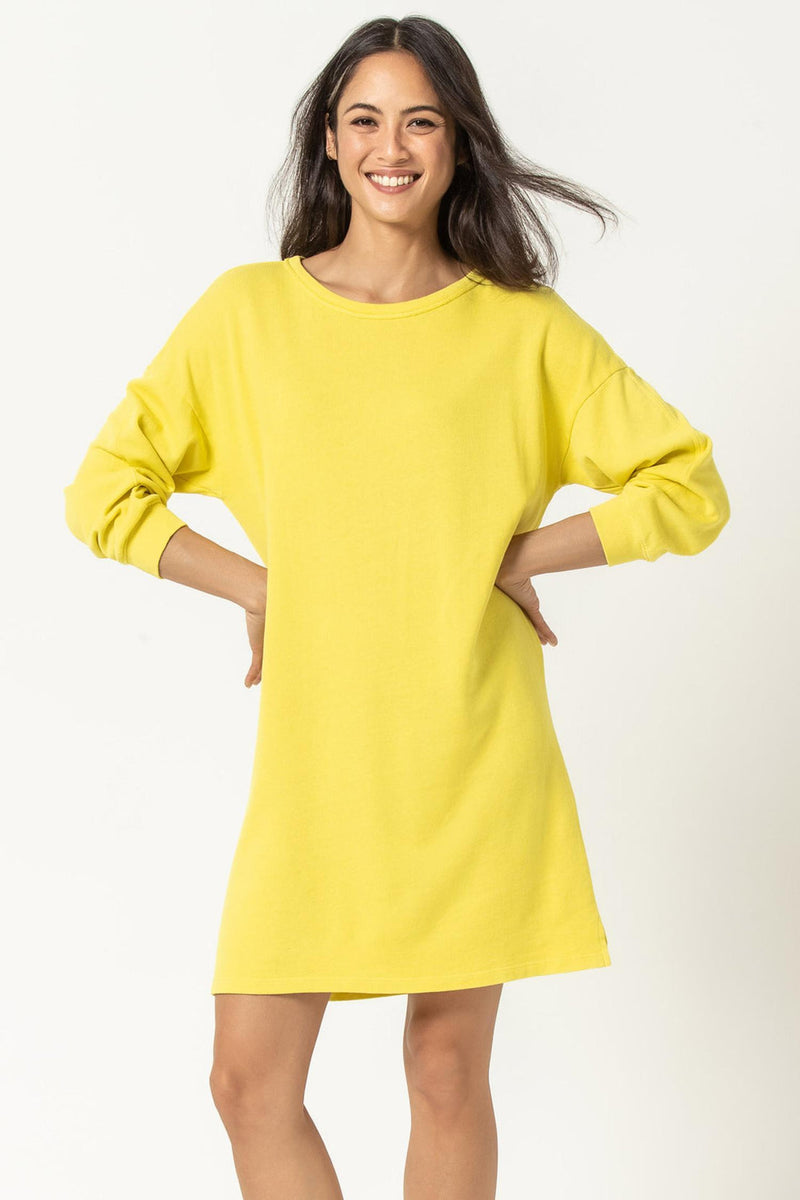 3/4 Sleeve Sweatshirt Dress