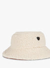 Alen Sherpa/Faux Leather Reversible Bucket Hat