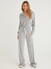 Long Sleeve Zipper Pullover - Heather Grey