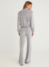 Long Sleeve Zipper Pullover - Heather Grey