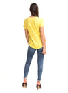 Ava Mock Layer T-Shirt - Yellow