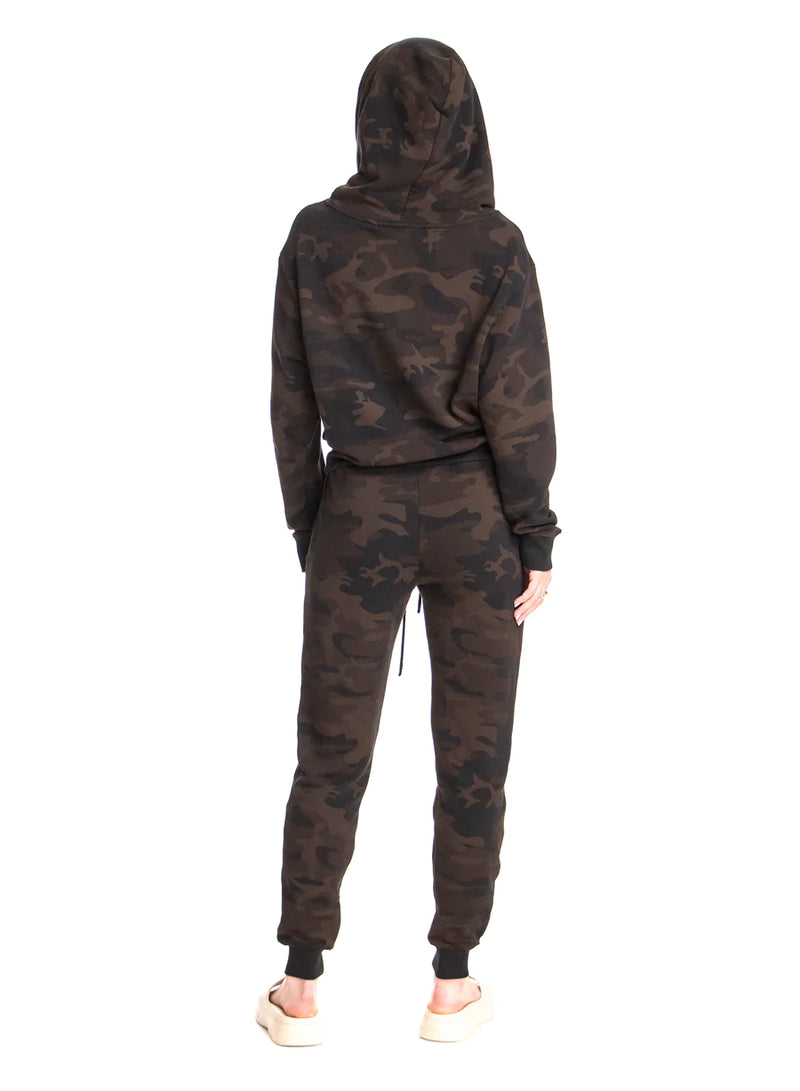 Star Logo Black Camo Flat Pocket Sweatpant