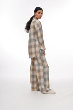 Sidney Flannel Shirt - Oat Milk Plaid