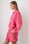 Lauren Shirt - Hibiscus