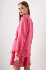 Lauren Shirt - Hibiscus