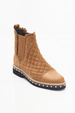 Atlas Chelsea Boot - Camel Quilted