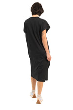 Jasper Oversized Maxi Dress- Black