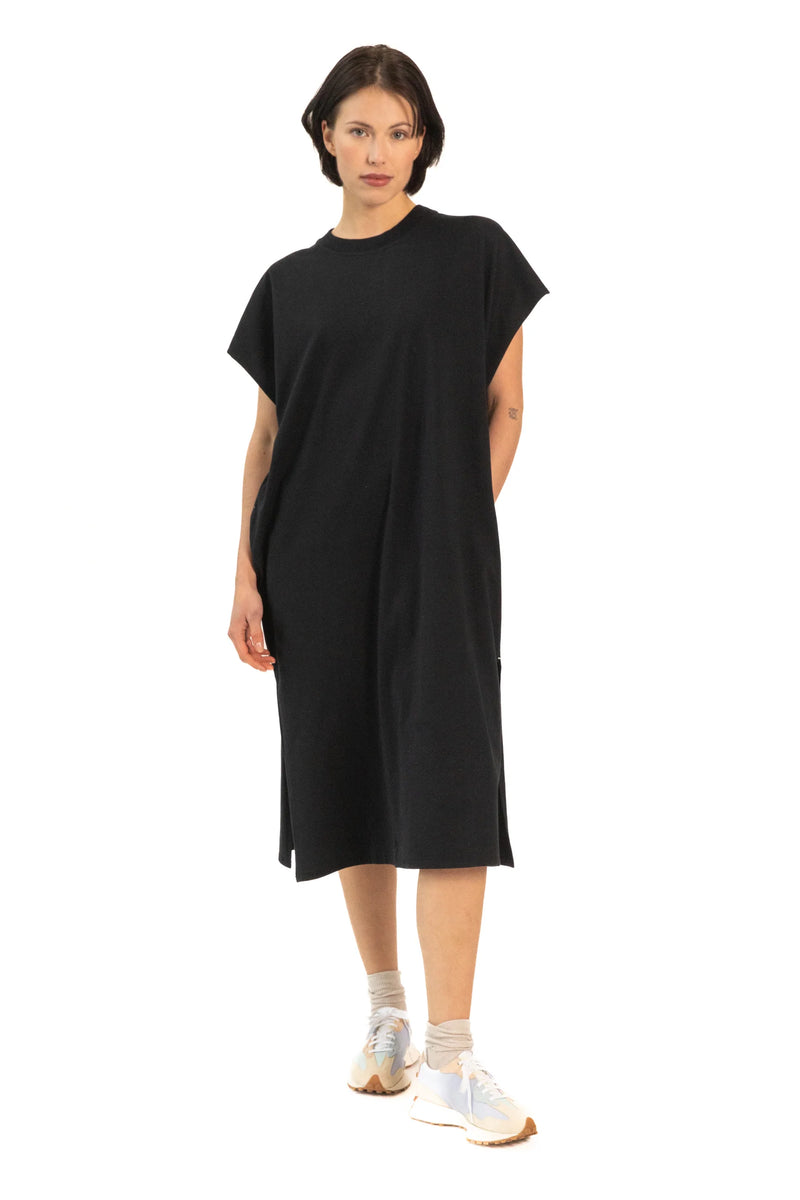 Jasper Oversized Maxi Dress- Black