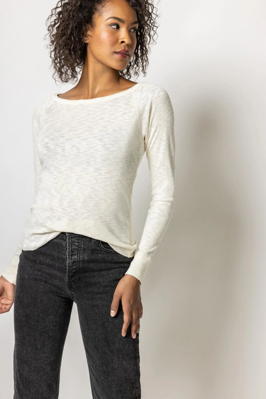 Long Sleeve Raglan Boatneck