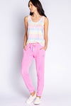 Button Up Babe Stripe Tank