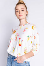 Lets Get Tropical Drinks Long Sleeve