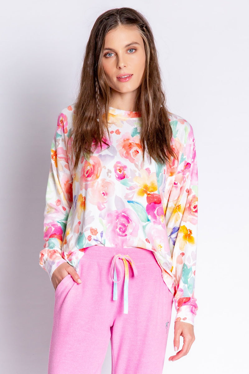 Spring Into Sunshine Floral Long Sleeve