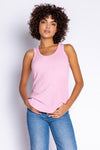 Textured Essential Lilac Rose Tank