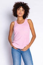 Textured Essential Lilac Rose Tank
