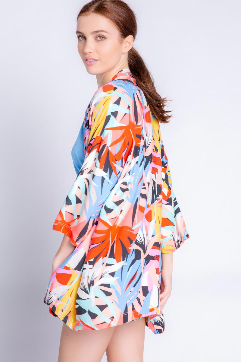 Tropical Staycation Feather Jacket
