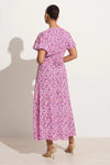 Bellavista Midi Dress Lou Floral Print Violet