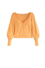Sweetheart Neckline Sparkle Sweater