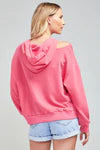 Shady Lady Cold Shoulder Hoodie